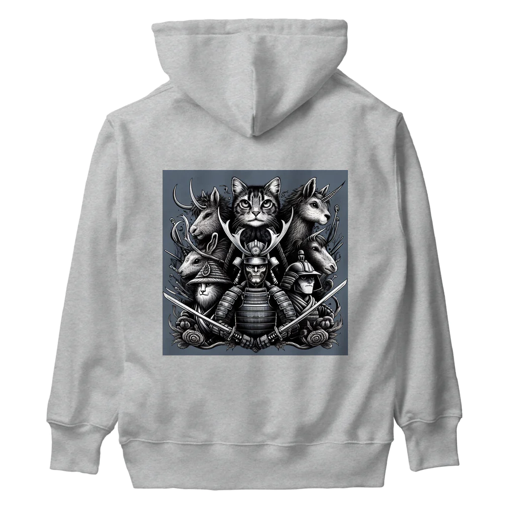 bycatの侍大将とshinobi達 Heavyweight Hoodie