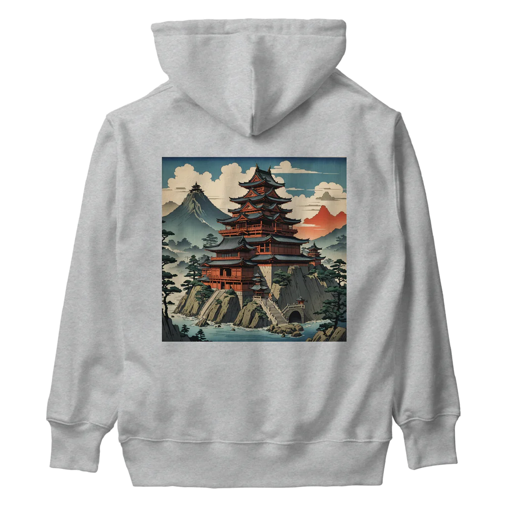 Kaz_Alter777の日本最初の魔王城 Heavyweight Hoodie