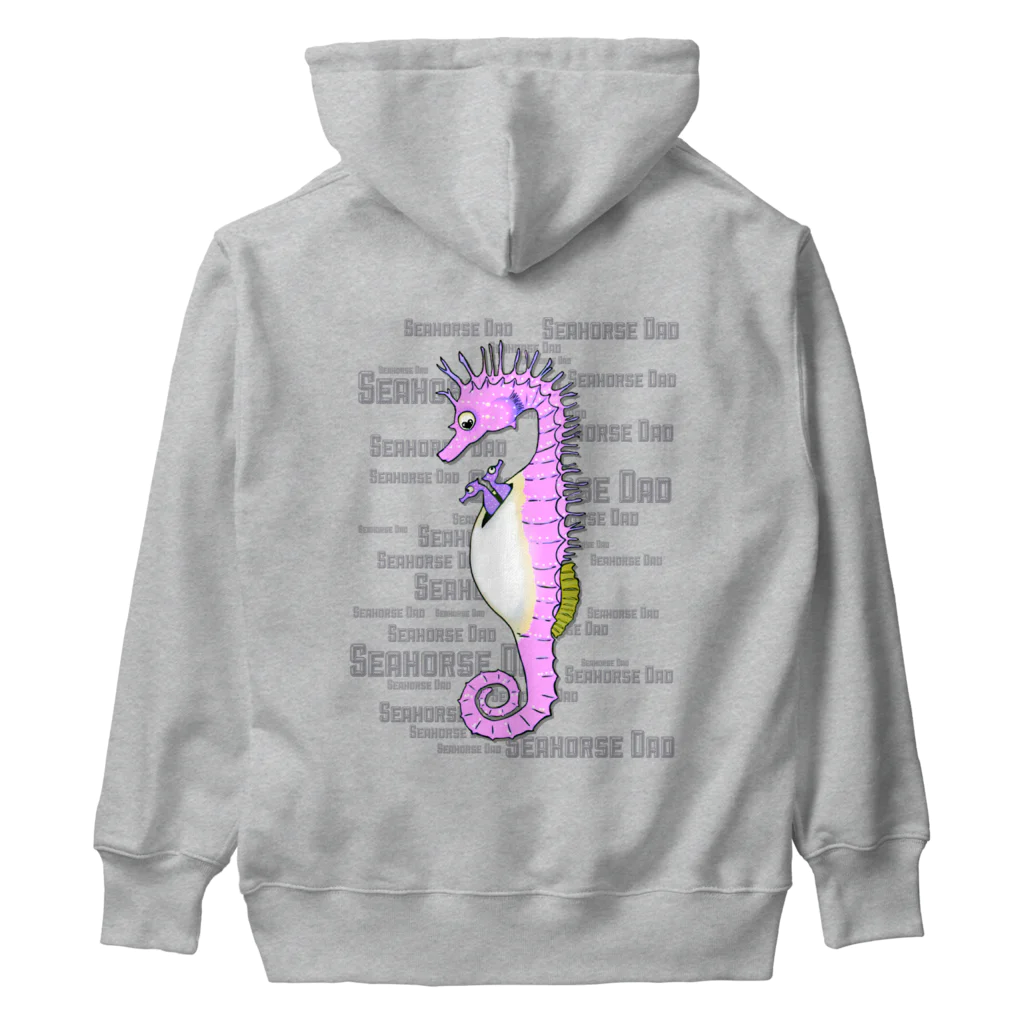 LalaHangeulのSeahorse Dad バックプリント Heavyweight Hoodie