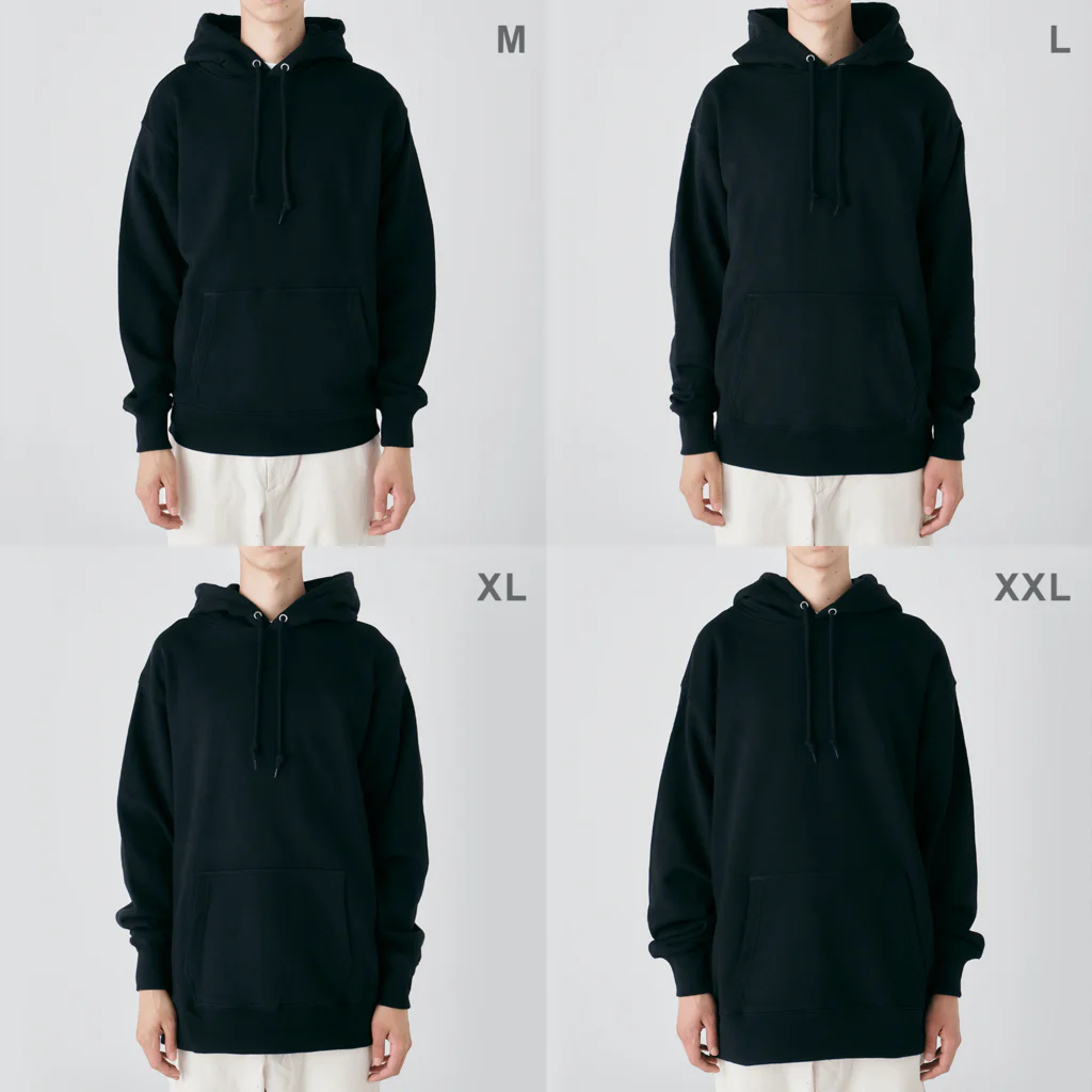 LalaHangeulのRockhopper penguin　(イワトビペンギン) Heavyweight Hoodie