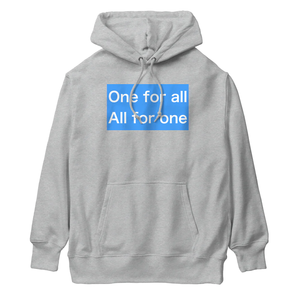 onechan1977のOne for all All for one グッズ Heavyweight Hoodie