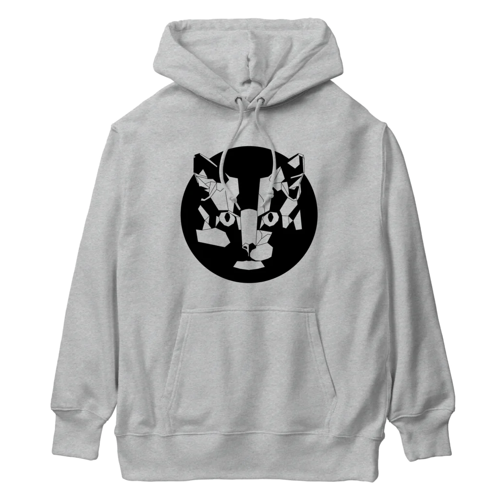 Fontaのジオメトリック猫 Heavyweight Hoodie