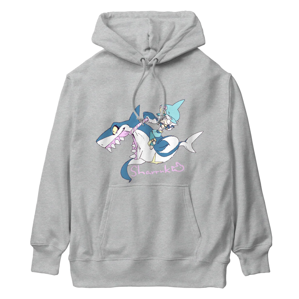 T-e's laboratory のトウカちゃん＠サメノリノリドット Heavyweight Hoodie