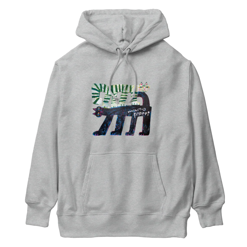 モントペペリの二階建て猫ヘビーウェイトパーカー Heavyweight Hoodie