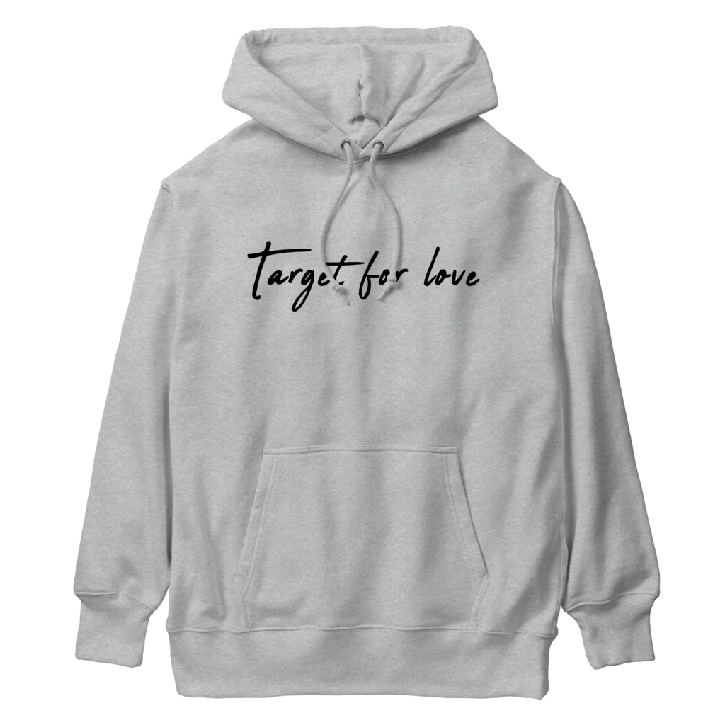 アニソンELECTROラウンジのTarget for love Heavyweight Hoodie