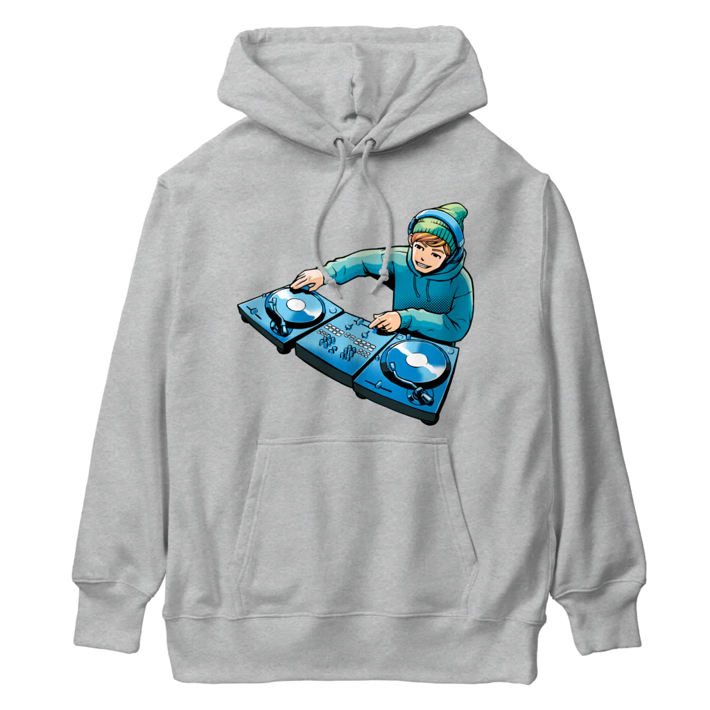 イラストレーター平戸三平のDJイラスト Heavyweight Hoodie