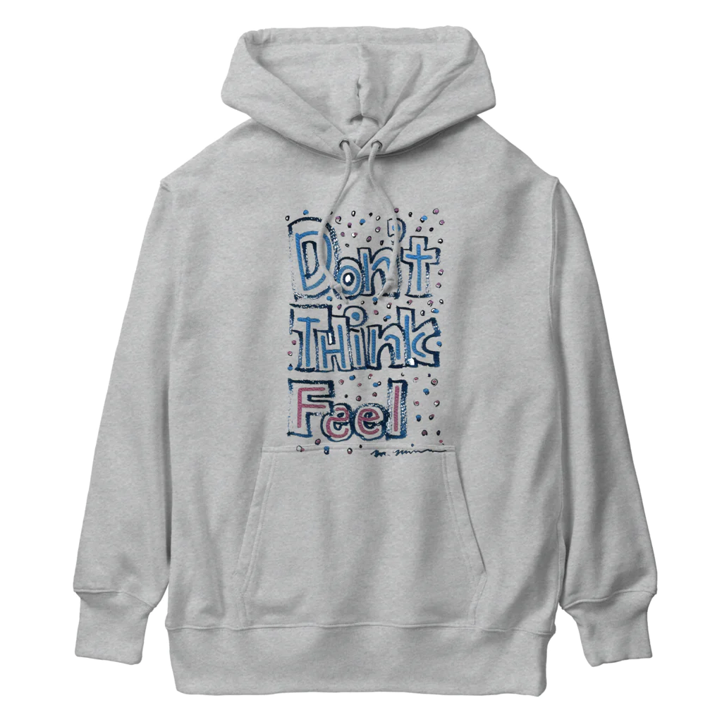 masahiro_minami_artのDON'T THINK FEEL Heavyweight Hoodie