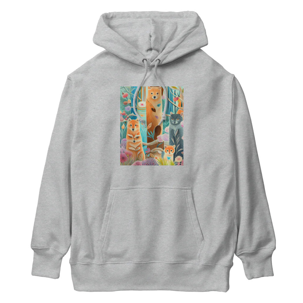 soramame1119の森の中の世界 Heavyweight Hoodie