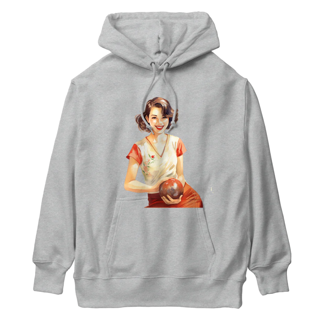 MistyStarkの日本人女性ボーリング Heavyweight Hoodie