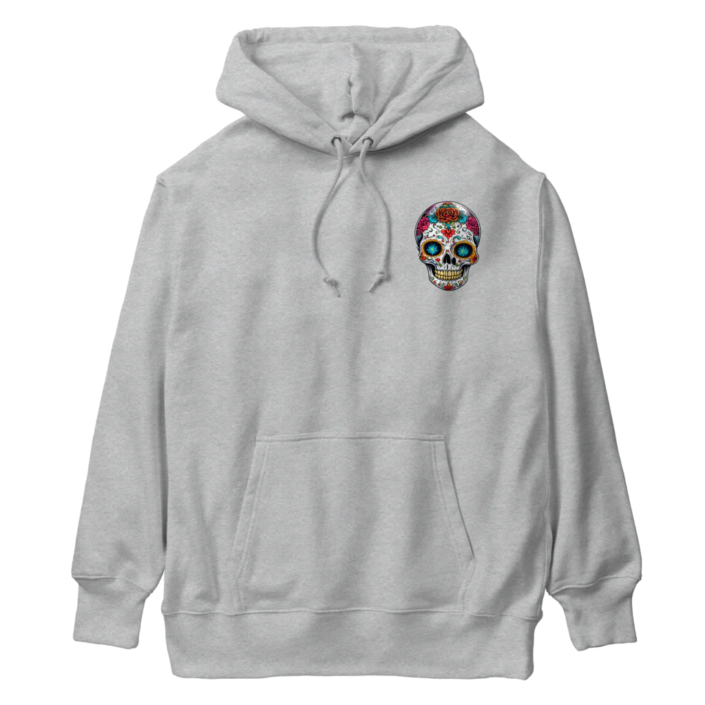 kuramoのカラベラ・スカル Heavyweight Hoodie