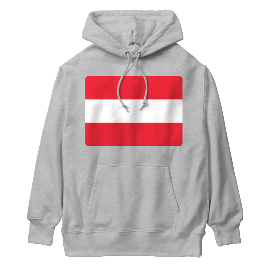 お絵かき屋さんのオーストリアの国旗 Heavyweight Hoodie