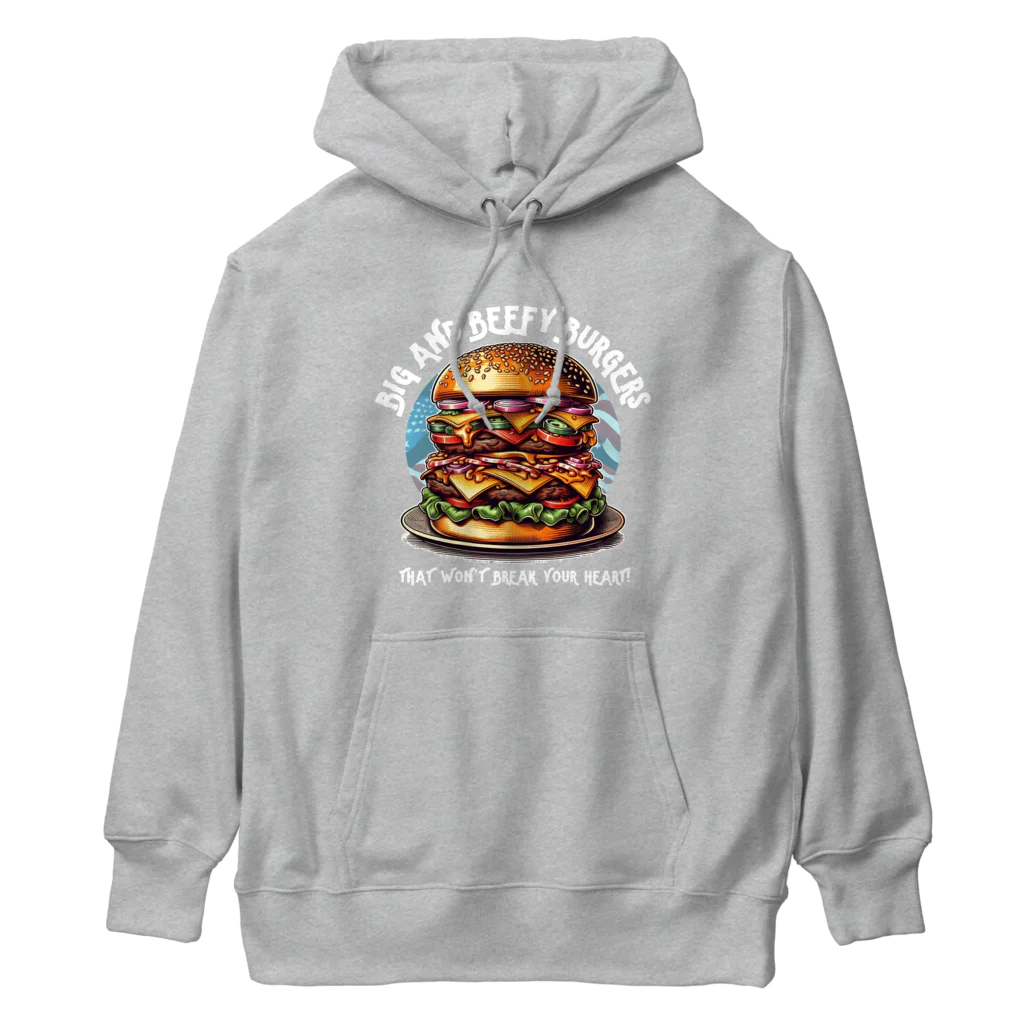 kazu_gのあなたを満足させるバーガーを!（濃色用） Heavyweight Hoodie