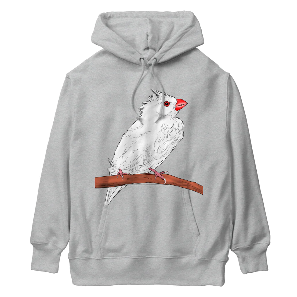 Lily bird（リリーバード）の水浴び文鳥 カラー Heavyweight Hoodie