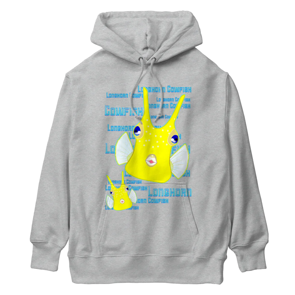 LalaHangeulのLonghorn Cowfish(コンゴウフグ) Heavyweight Hoodie