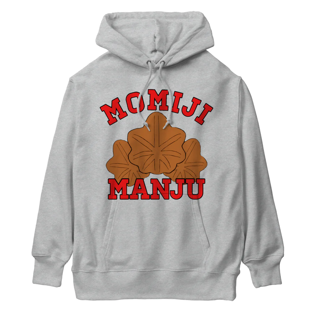 ヘンテコデザイン専門店　SYUNLABOのMOMIJI MANJU ヘビーウェイトパーカー