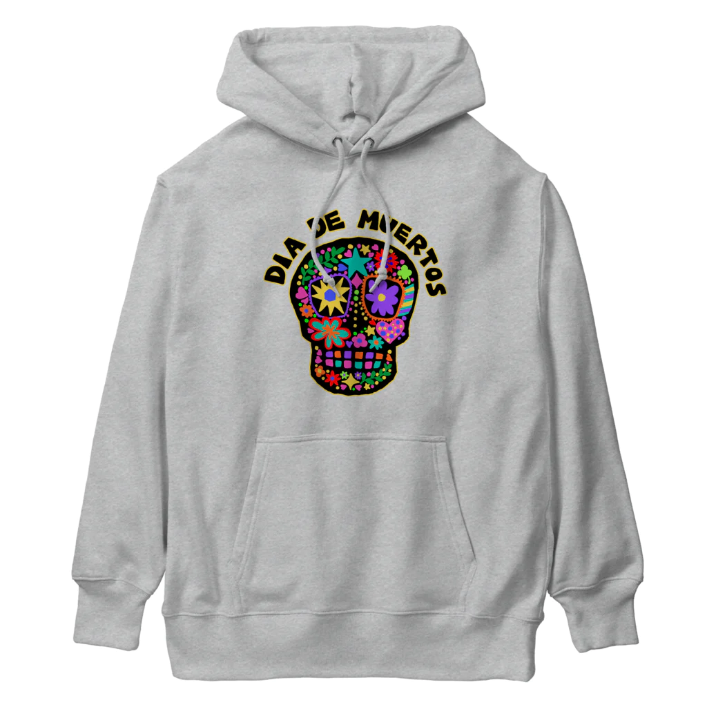 sandy-mのメキシコ風ドクロ Dia de muertos Heavyweight Hoodie