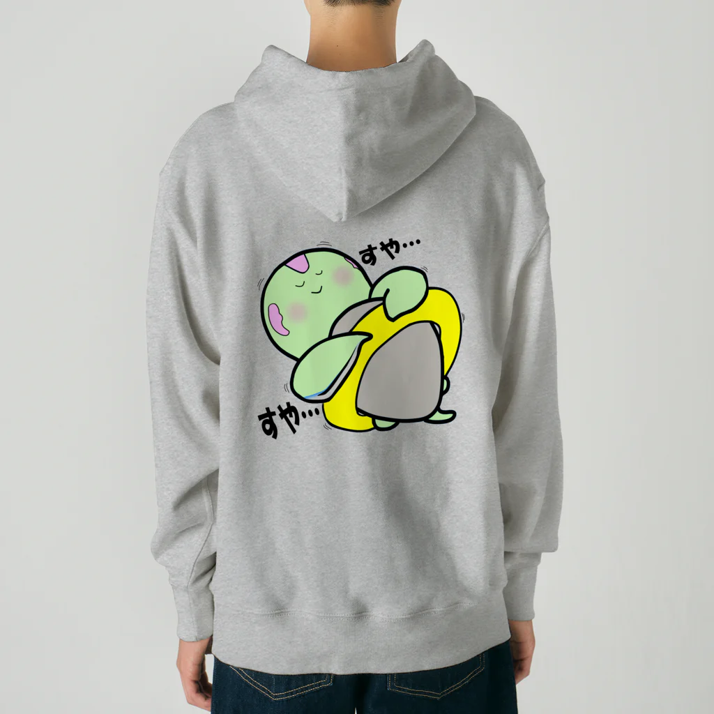 かめんちゅ(亀人)のウミアカちゃんラインスタンプ販売記念商品 Heavyweight Hoodie