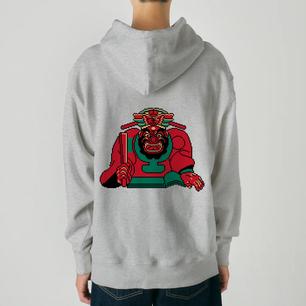 Hanto dotの閻魔大王のドット絵 Heavyweight Hoodie