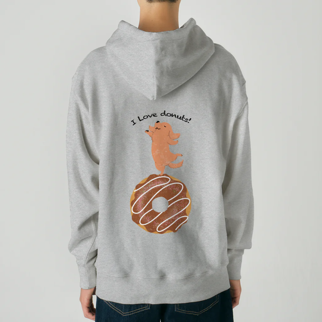 真希ナルセ（マキナル）のI love donuts!（レッド・ダックス） Heavyweight Hoodie