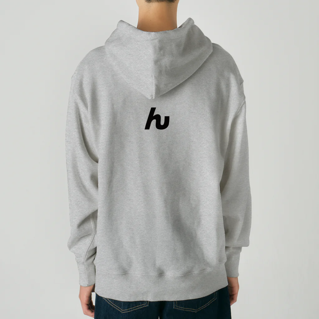 npanpaのんぱんぱ「ん」　ヘビーウェイトパーカー (ロゴ黒ver) Heavyweight Hoodie