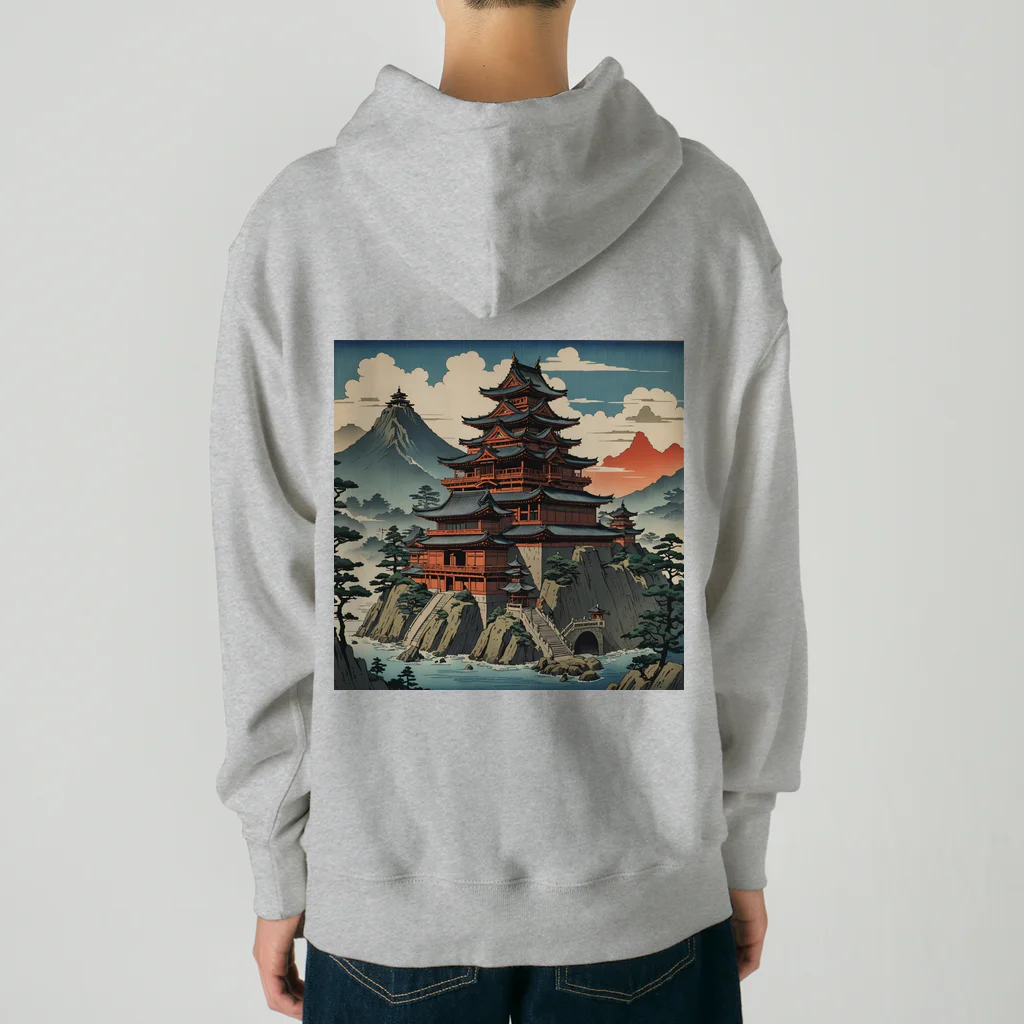 Kaz_Alter777の日本最初の魔王城 Heavyweight Hoodie