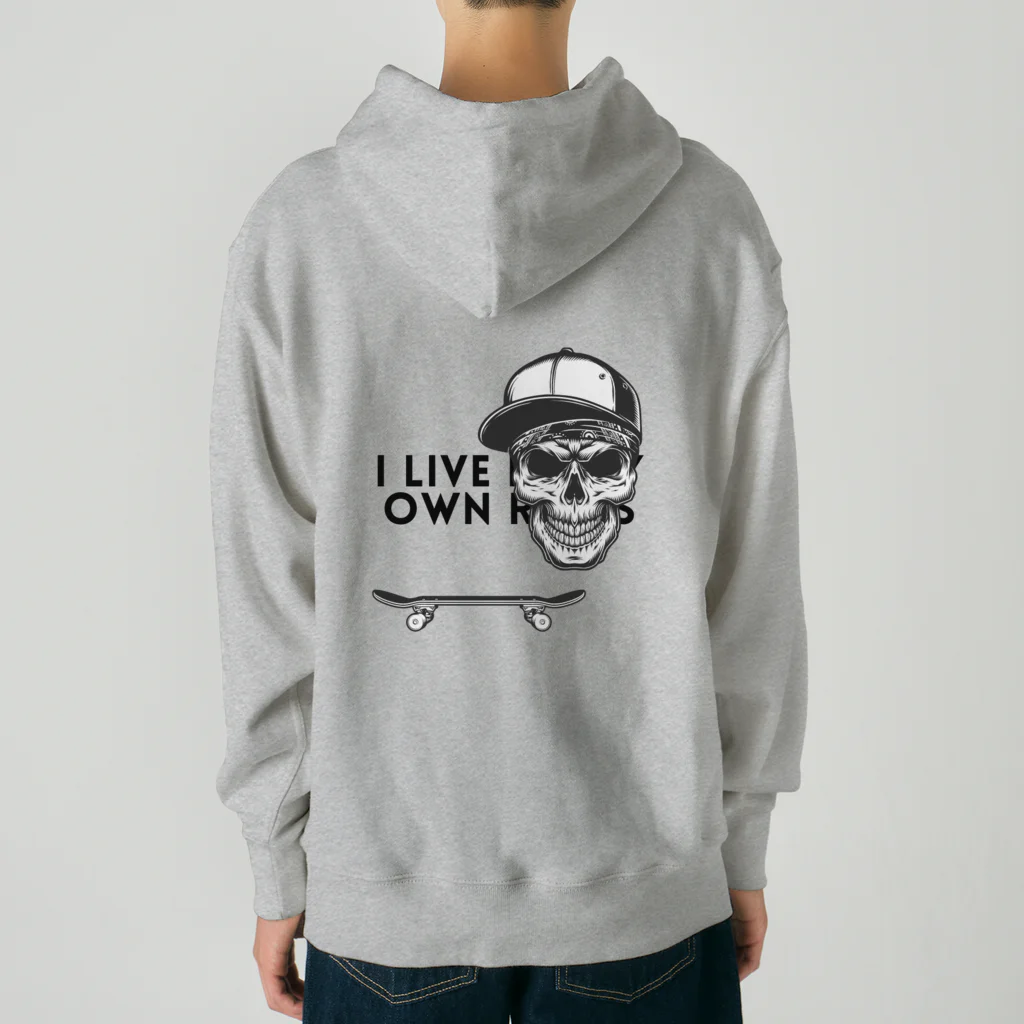 CHIBE86の "I live by my own rules." Heavyweight Hoodie