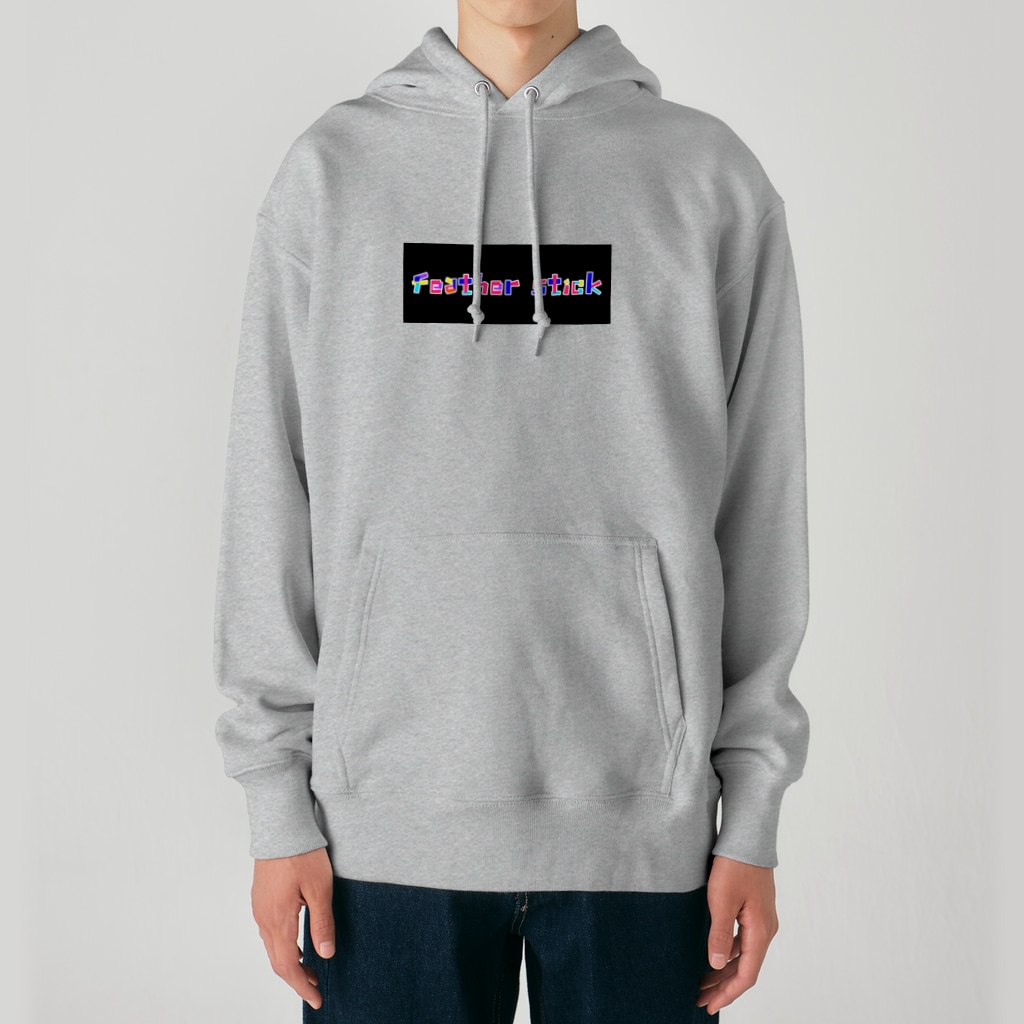 Feather stick-フェザースティック-のフェザースティック　文字ロゴ Heavyweight Hoodie