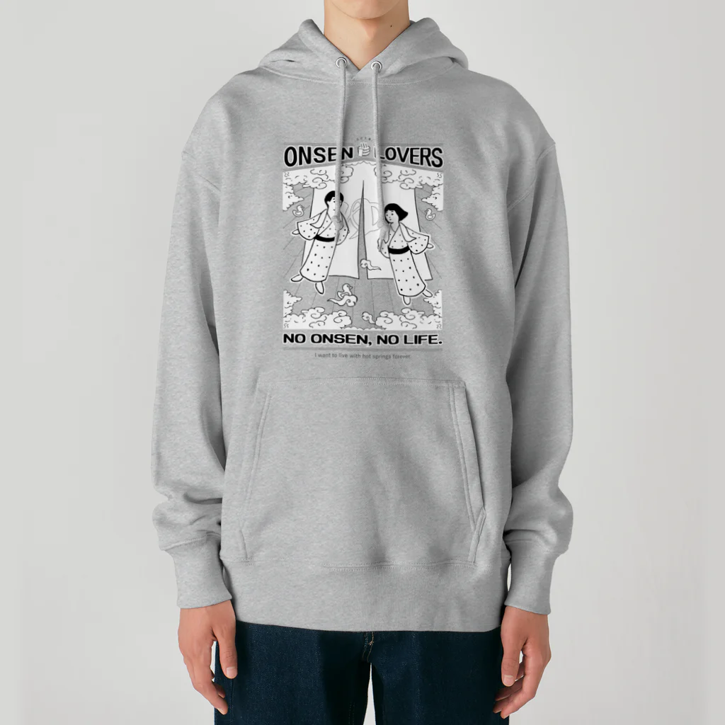 温泉グッズ@ブーさんとキリンの生活のONSEN LOVERS Heavyweight Hoodie