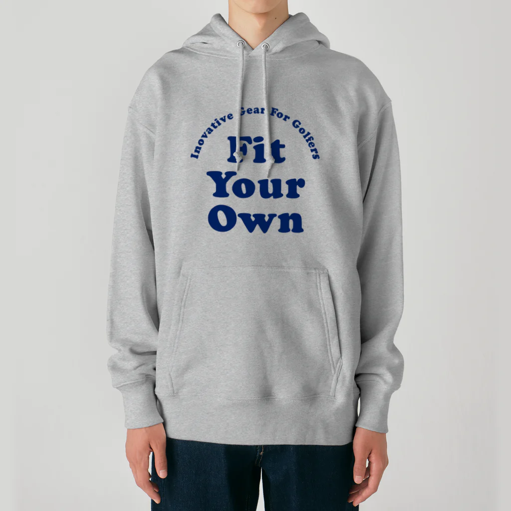 Fit Your Own（フィットユアオウン）のFit Your Ownロゴ(ショップカラー) Heavyweight Hoodie