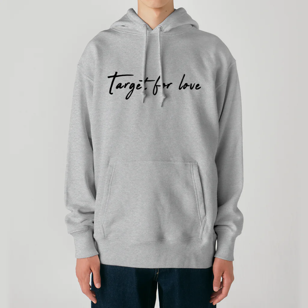 アニソンELECTROラウンジのTarget for love Heavyweight Hoodie