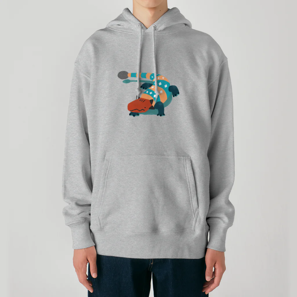 ABC Dinosaur グッズショップのアンキロサウルス　ロゴなし Heavyweight Hoodie