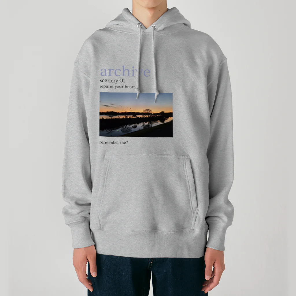 7s_archiveAP_officialのArchive「scenery 01」 Heavyweight Hoodie