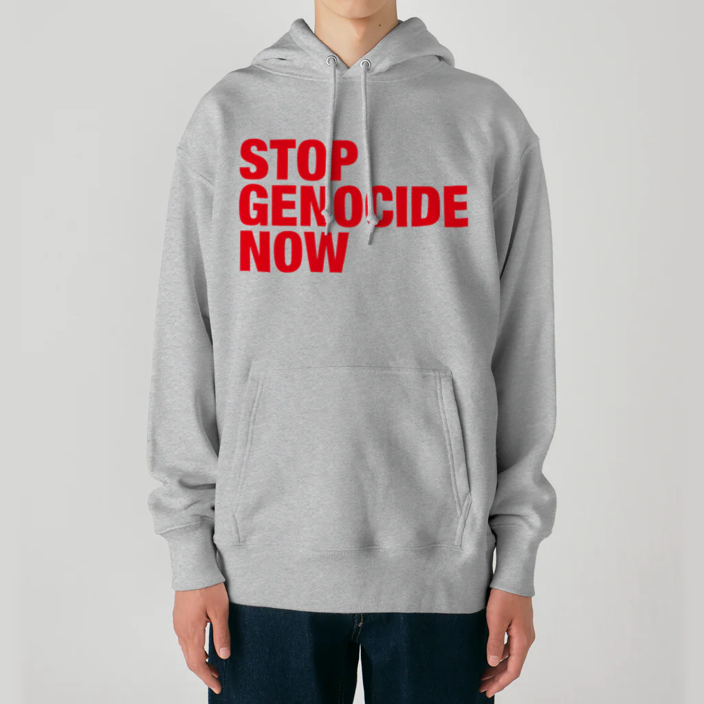 meril_goods_storeのSTOP GENOCIDE NOW Heavyweight Hoodie