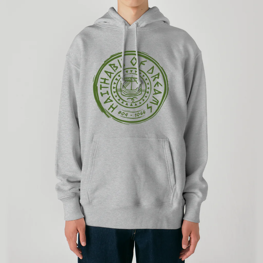 PHLOGISTON-76 SHOPのHAITHABU OF DREAMS 01 (GREEN) Heavyweight Hoodie