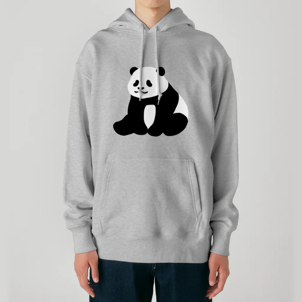 chippokeのころころパンダ（おすわり） Heavyweight Hoodie