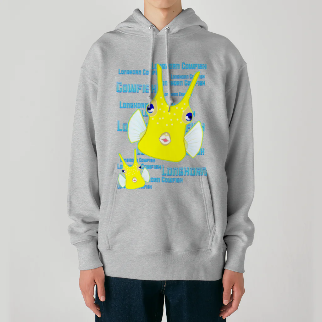 LalaHangeulのLonghorn Cowfish(コンゴウフグ) Heavyweight Hoodie