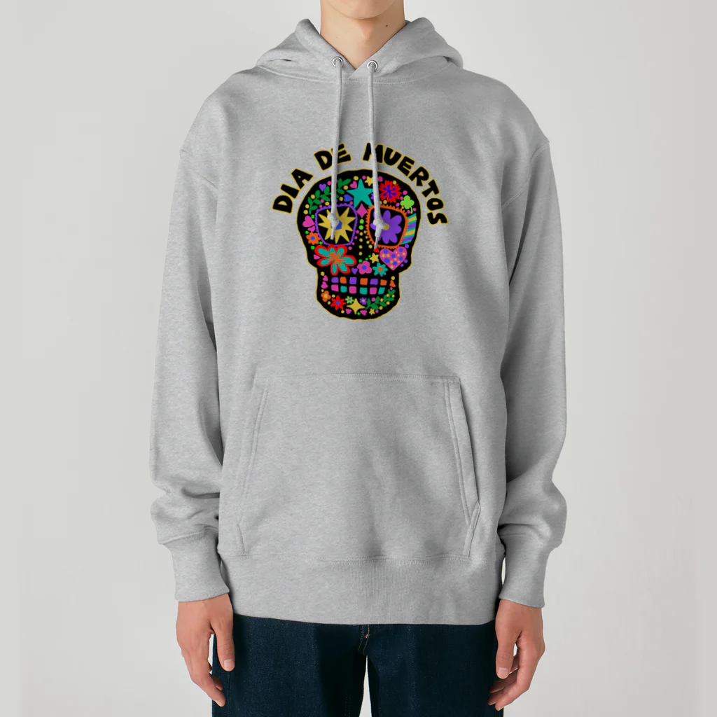 sandy-mのメキシコ風ドクロ Dia de muertos Heavyweight Hoodie