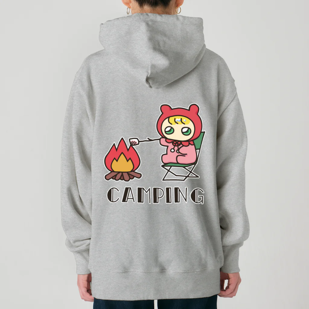 ユタカのてでべびちゃんショップのキャンプのてでべびちゃん Heavyweight Hoodie