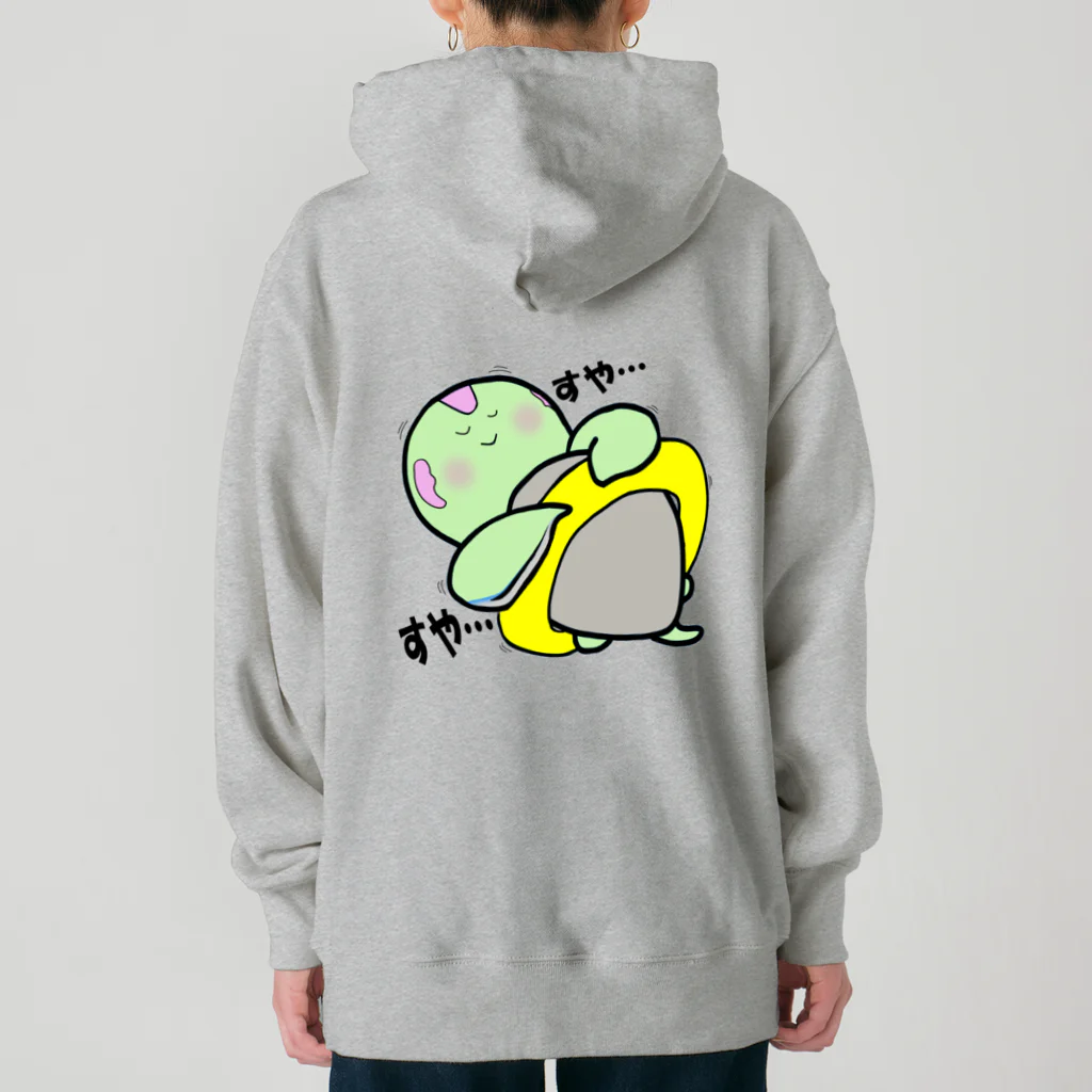 かめんちゅ(亀人)のウミアカちゃんラインスタンプ販売記念商品 Heavyweight Hoodie