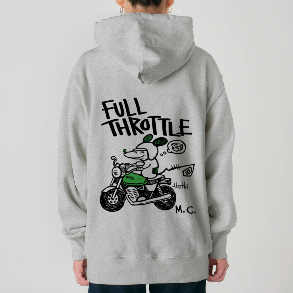 Hej-HejのVICTOR FULL THROTTLE ヘビーウェイトパーカー