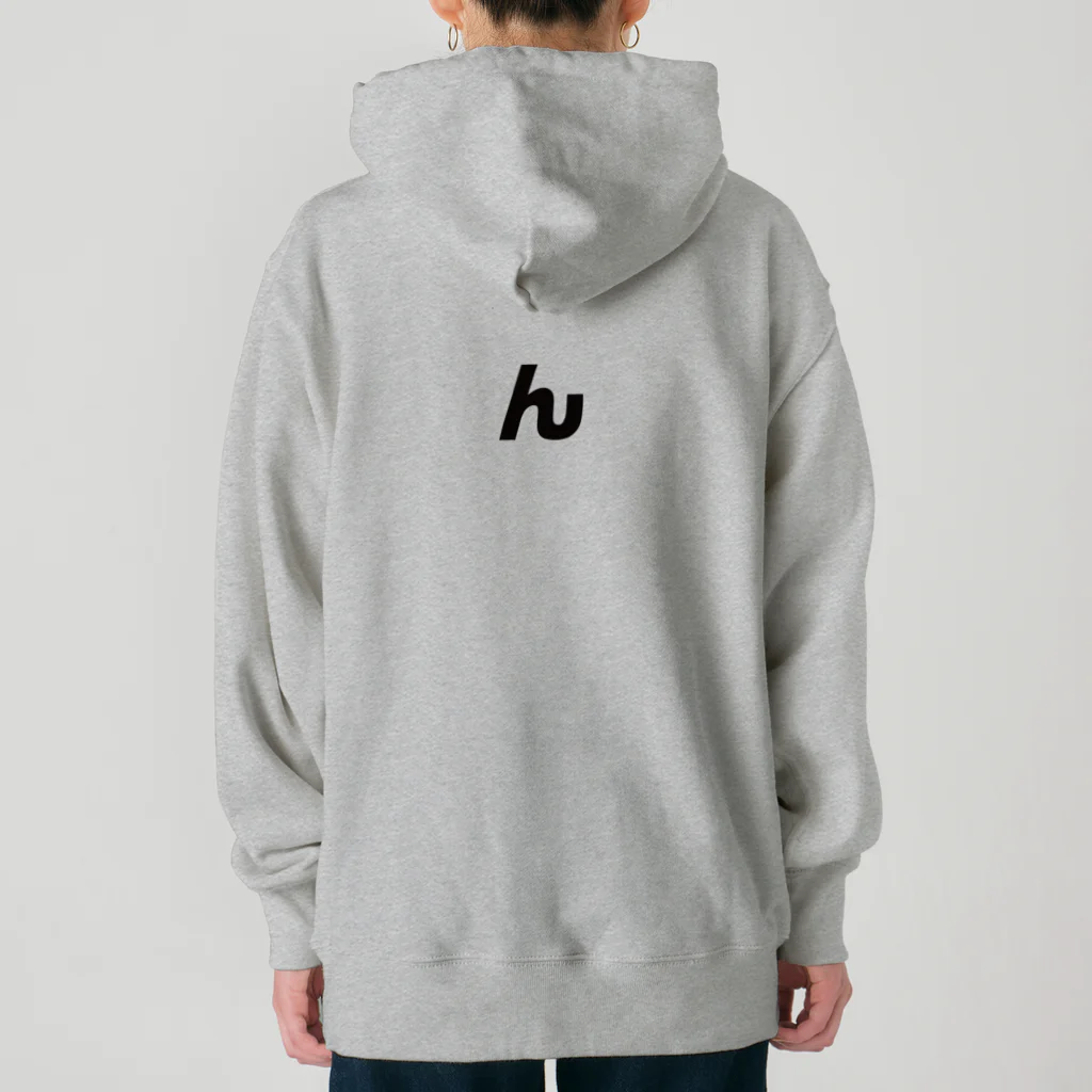 npanpaのんぱんぱ「ん」　ヘビーウェイトパーカー (ロゴ黒ver) Heavyweight Hoodie