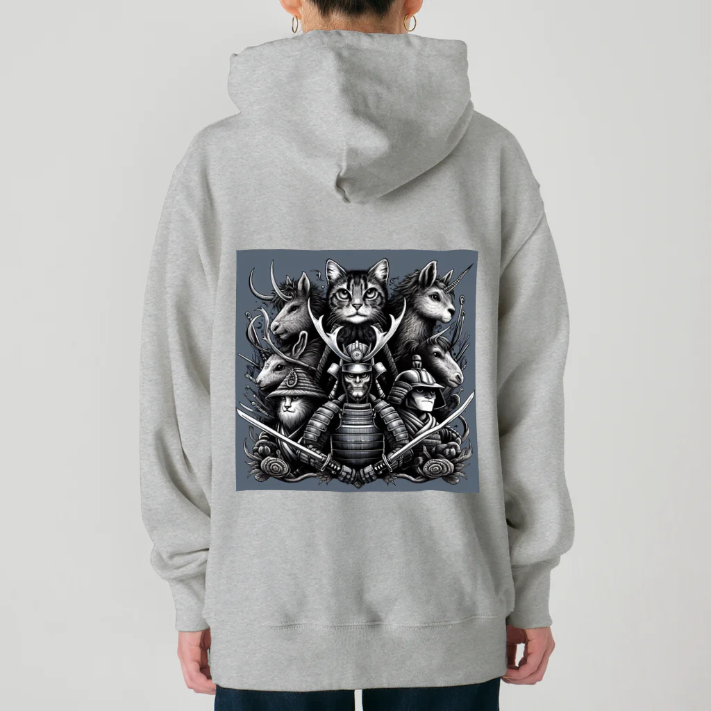 bycatの侍大将とshinobi達 Heavyweight Hoodie