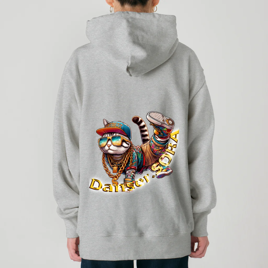 HIPHOPぬこ様のDanser.SORA(ダンサー・そら) Heavyweight Hoodie