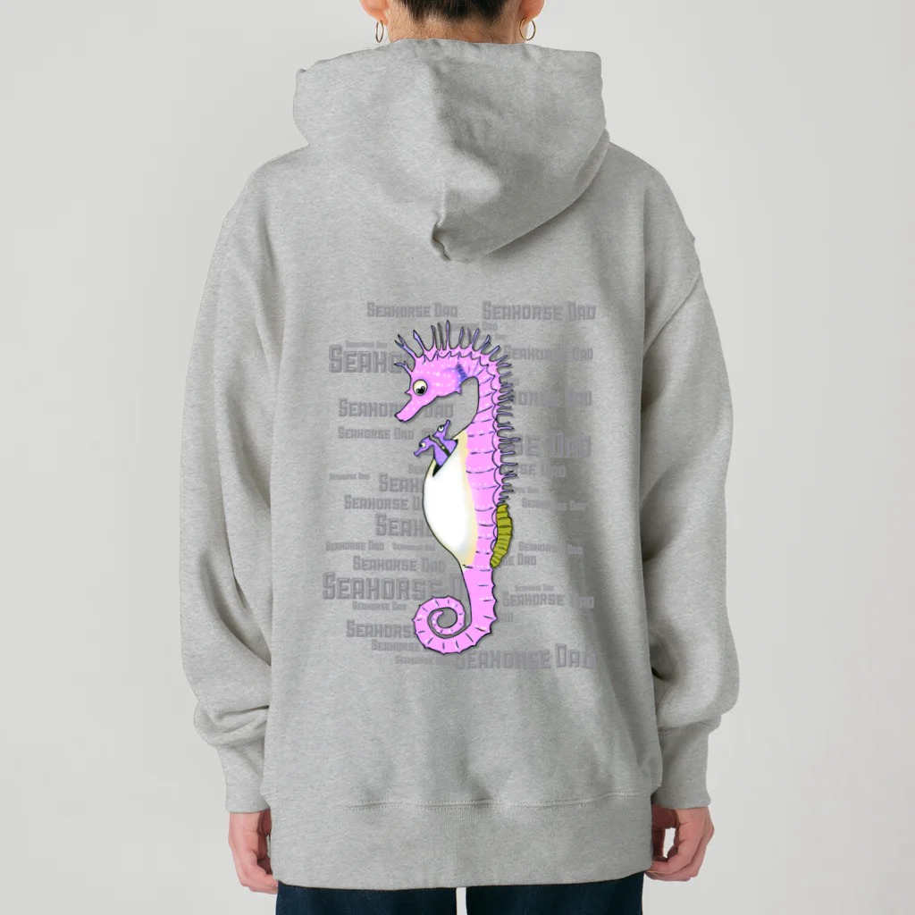 LalaHangeulのSeahorse Dad バックプリント Heavyweight Hoodie