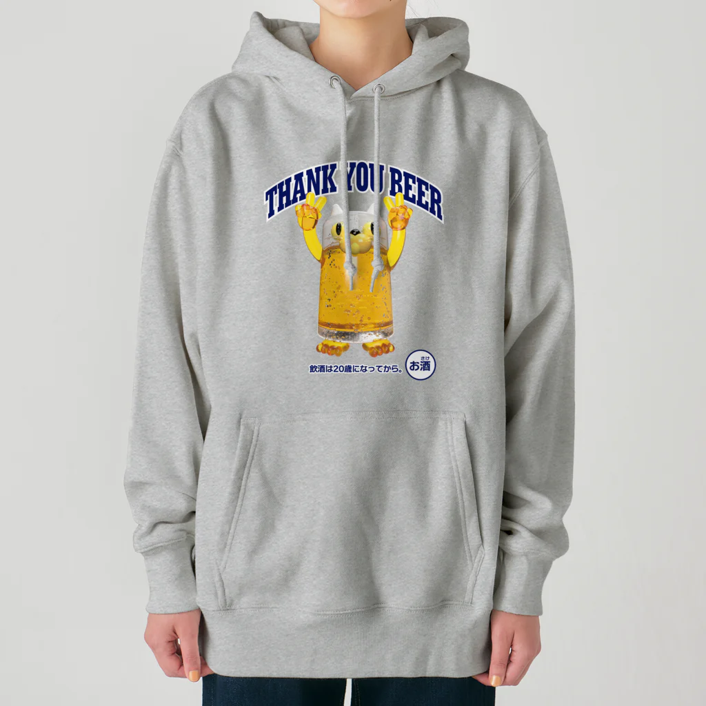 LONESOME TYPE ススのビールジョッキ🍺(猫) Heavyweight Hoodie