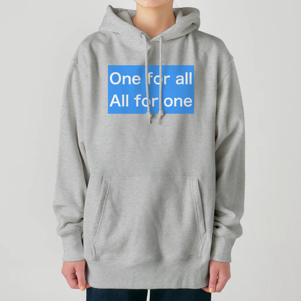 onechan1977のOne for all All for one グッズ ヘビーウェイトパーカー