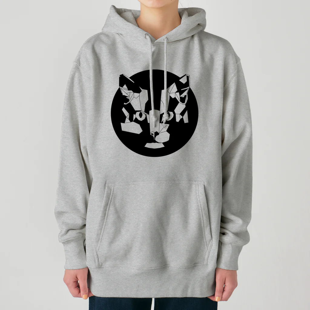 Fontaのジオメトリック猫 Heavyweight Hoodie