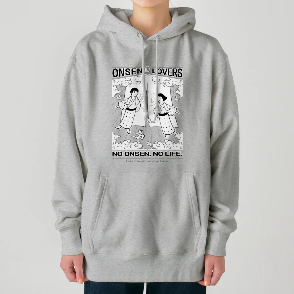 温泉グッズ@ブーさんとキリンの生活のONSEN LOVERS Heavyweight Hoodie