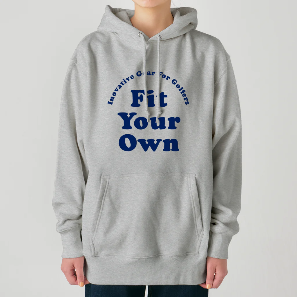 Fit Your Own（フィットユアオウン）のFit Your Ownロゴ(ショップカラー) Heavyweight Hoodie