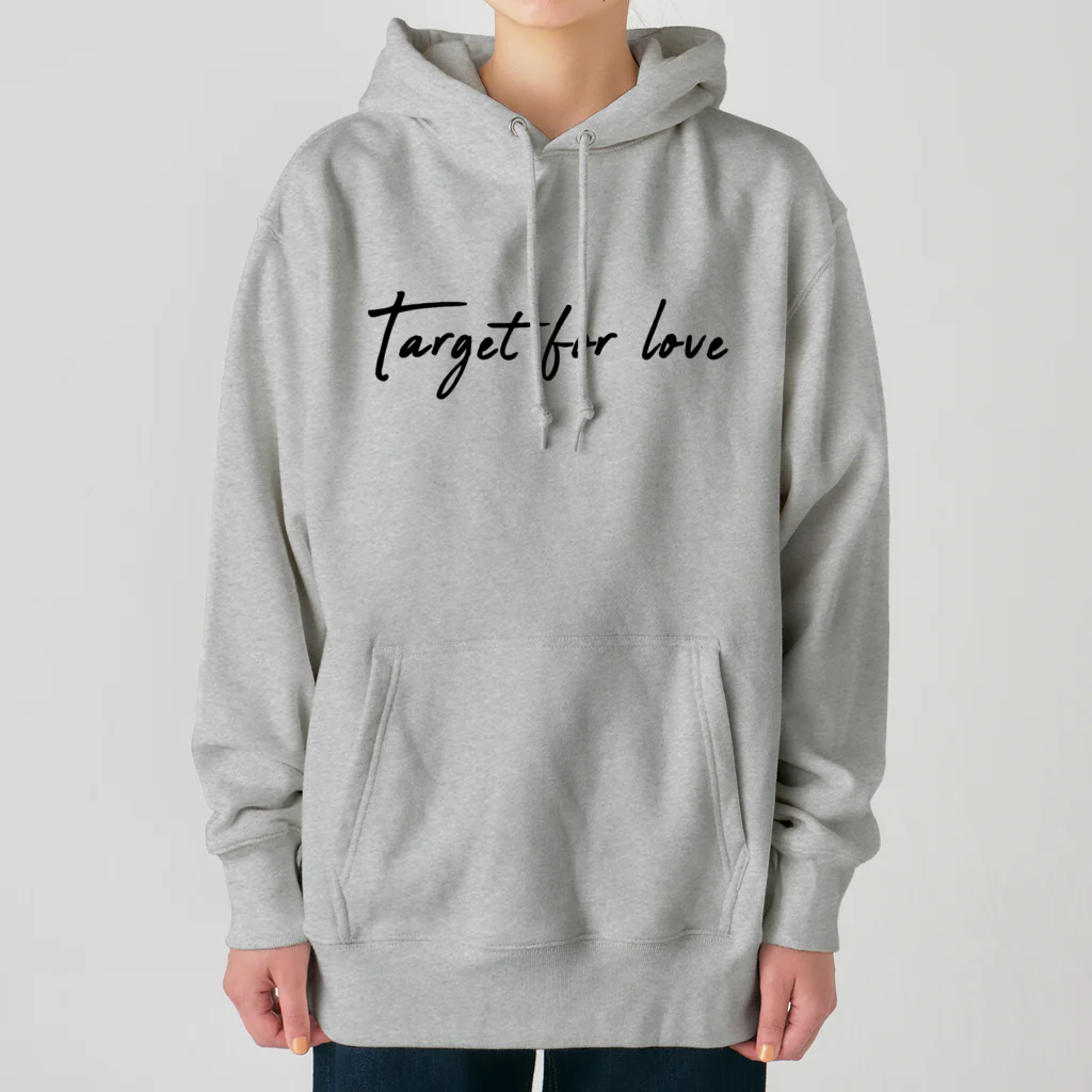 アニソンELECTROラウンジのTarget for love Heavyweight Hoodie